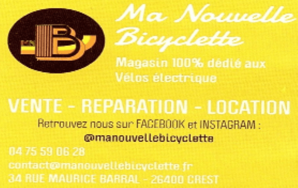 ma nouvelle bicyclette